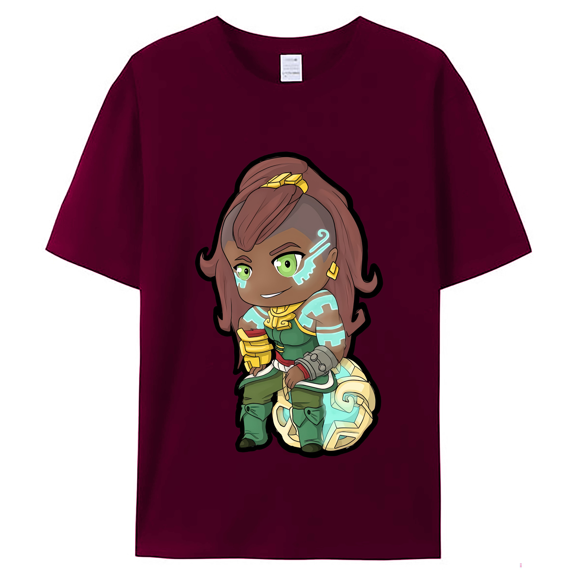 （画像用） リーグ・オブ・レジェンド League of Legends LOL レディースカジュアルプリントTシャツ（綿100％）